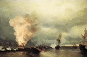 ヴィボルグ近郊のアイヴァゾフスキー海戦 1846 Oil Paintings